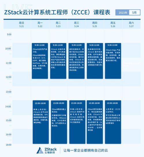 培訓報名丨5月15日起，云軸科技ZStack ZCCE、ZCIE、ZCOE三大精品課程重磅開班